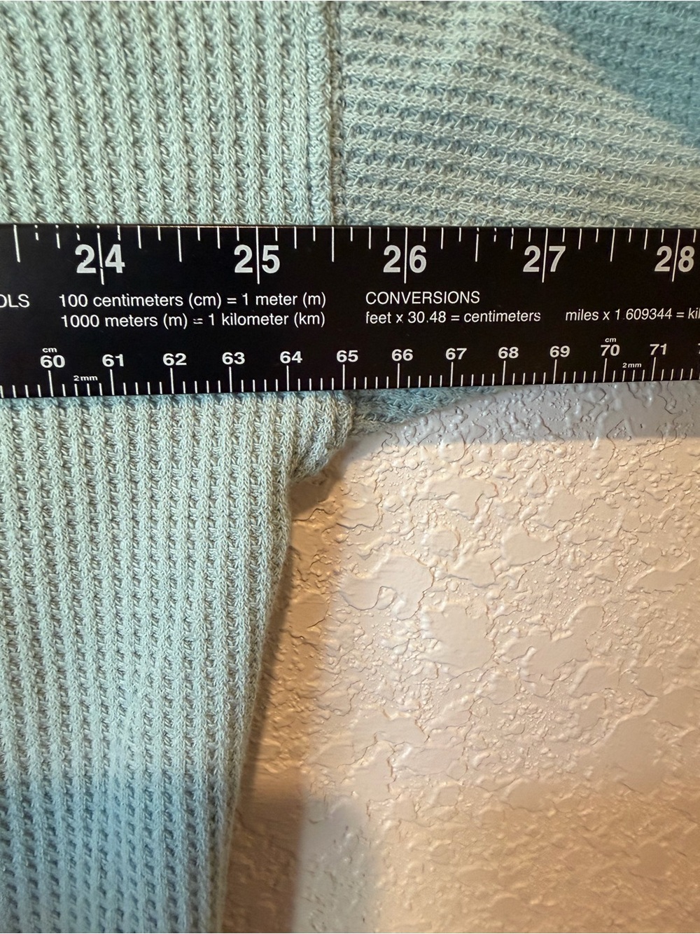 NWT Aerie Sage Green Waffle Knit Hoodie Oversized Pullover Sweatshirt Large - Picture 8 of 12